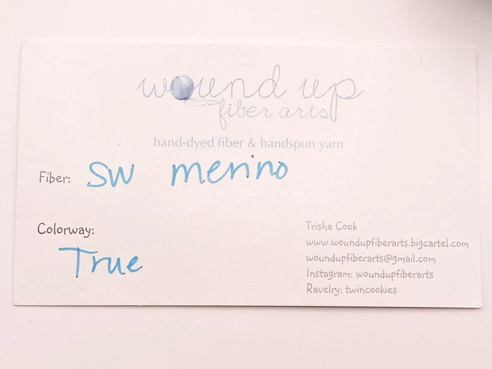 SW Merino Wool ‘True’ Blue Green Fiber Art Braid for Spinning/Felting - 4 oz - Image 4 of 4