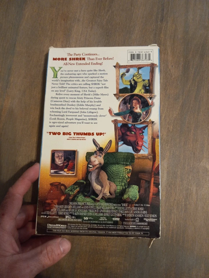 Shrek VHS - Image 4 of 4
