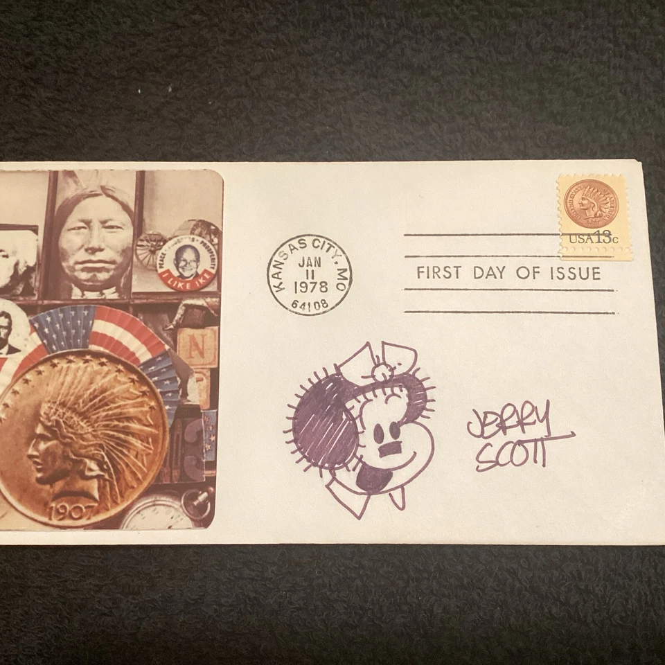 A set of 5 FDC’s with famous 20th century cartoonists autographs - Image 2 of 4