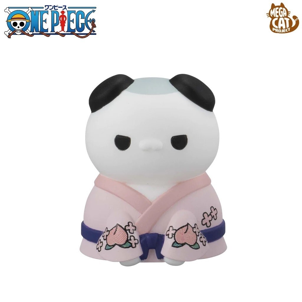 仔猫にゃんにゃん【にゃんにゃんマイクロ波動コアオルゴナイト】 MEGA CAT PROJECT One Piece Nyan Piece Wano Country Mini Figure