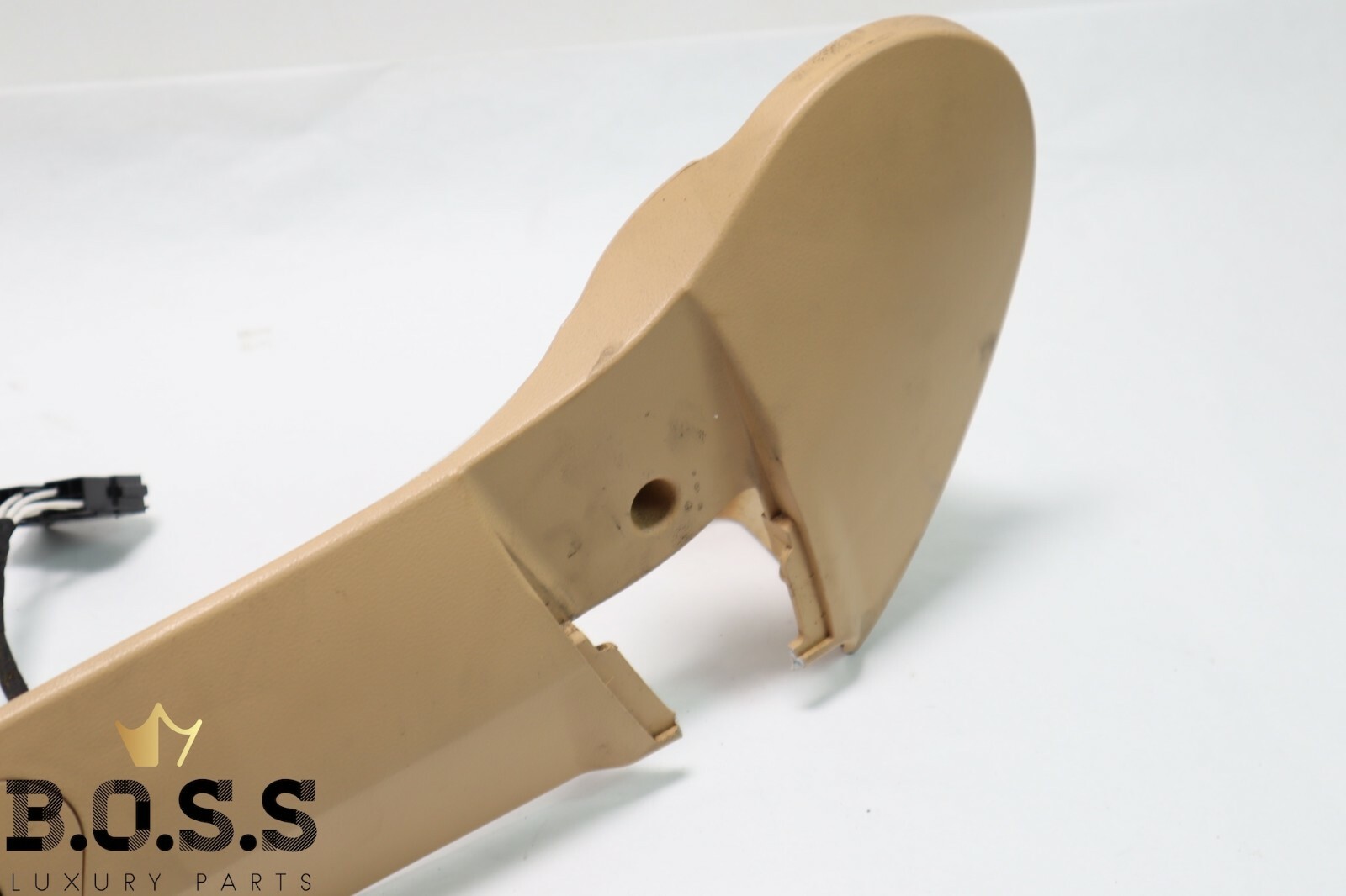 03-12 MASERATI QUATTROPORTE M139 LEFT DRIVER SIDE SEAT CONTROL SWITCH TRIM BEIGE