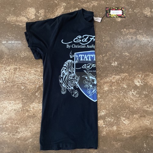 NWT Ed Hardy Designs Christian Audigier Tattoo T-Shirt XL USA - Picture 13 of 17