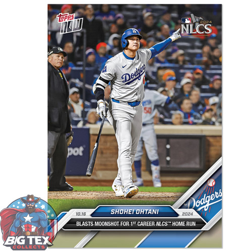 2024 Topps Now Shohei Ohtani #839 Los Angeles Dodgers - HR Blast in NLCS