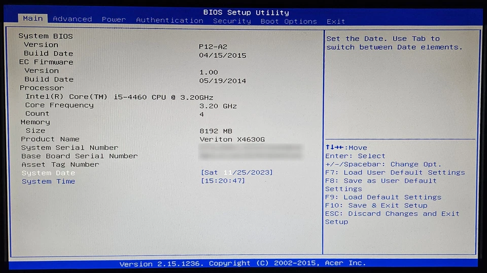 Acer Veriton X4630G SFF 3.30GHz CORE i5-4460, 3.20GHz, 8GB, 1TB, WIN10 Home - Image 4 of 4