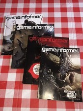 LOT OF 4 Game Informer Magazines Issues 250 254 265 296 Evolve Deus Ex COD MHW