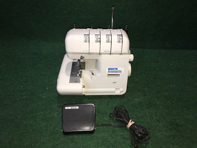 White Superlock Electronic 1934d Serger Sewing Machine Working For Sale Online Ebay