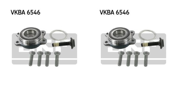 SKF 2X Radnabe Radlagersatz Hinten FüR Audi A6 Allroad VW Phaeton 4FH C6 4F5-image