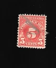Vintage US Stamp Scott #J73 Postage Due 5 Cent Used