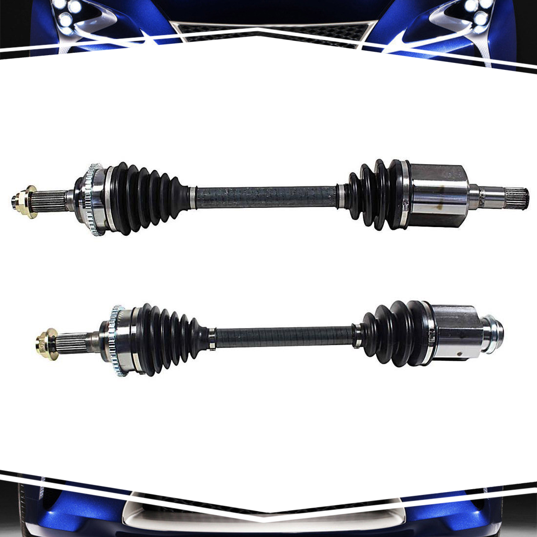 だぎー Front Driver Passenger Side CV Axle CV Joint Shaft For Mazda 6 2.3