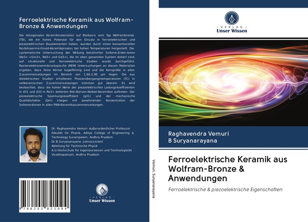 Ferroelektrische Keramik Aus Wolfram-Bronze & Anwendungen | Buch | 9786202821094-image