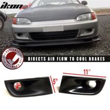 Fits 92-95 Honda Civic Fog Light Cover Jdm Js Style Front Bumper Lamp Bezel Trim Fits 92-95 Honda Civic Fog Light Cover Jdm Js Style Front Bumper Lamp Bezel Trim