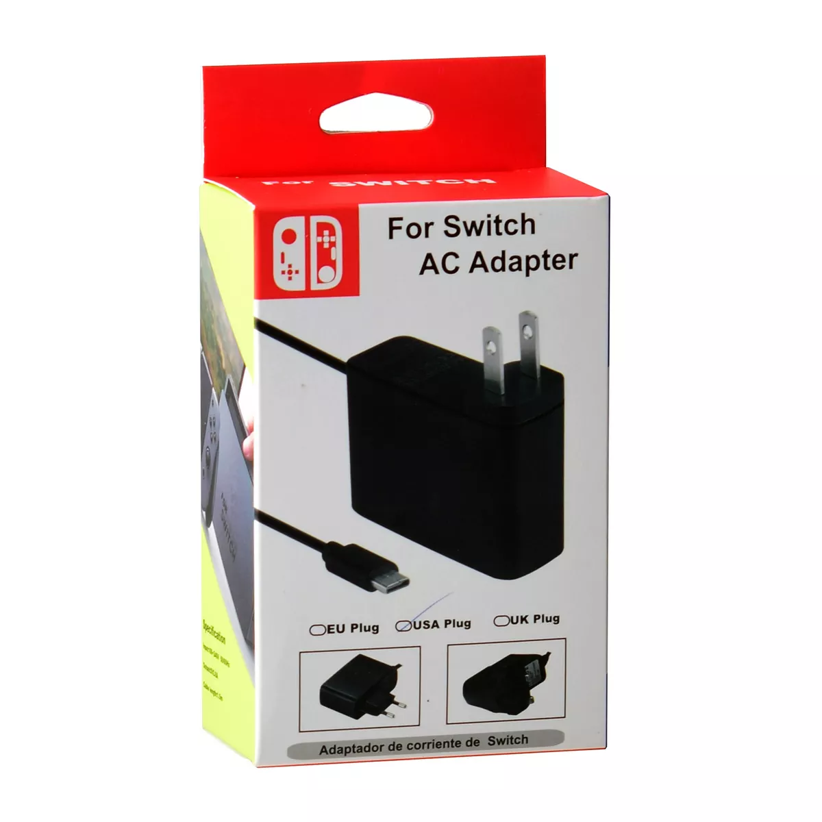  Cargador para Nintendo Switch, adaptador de CA