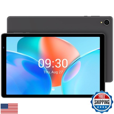 GUJJEEX Android 14 Tablet, 10.1 inch Tablet HD Display, 64GB ROM, 8 GB RAM, 5