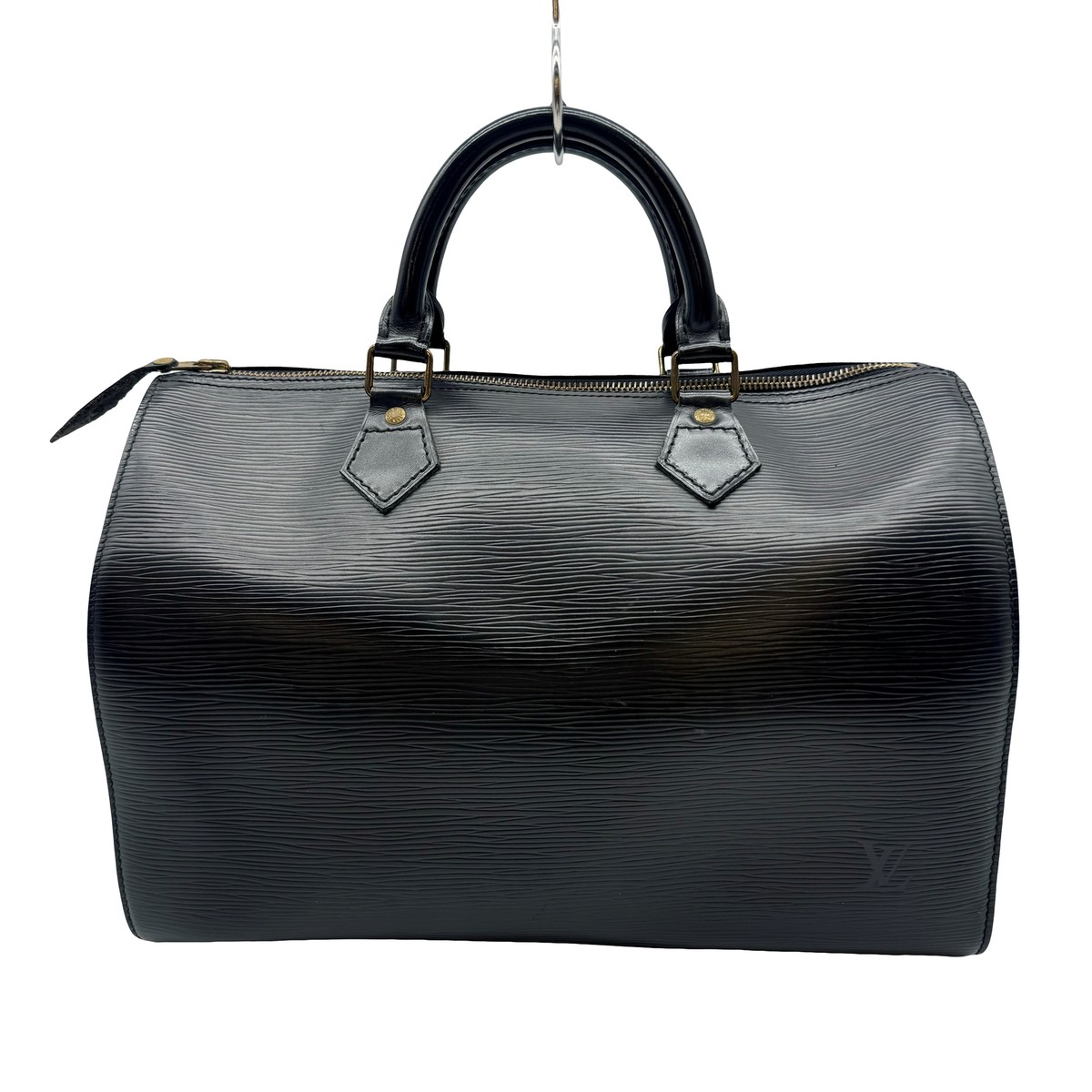 Authentic LOUIS VUITTON Speedy 30 Hand Bag M43002 Black Authentic LOUIS VUITTON Speedy 30 Hand Bag M43002 Black