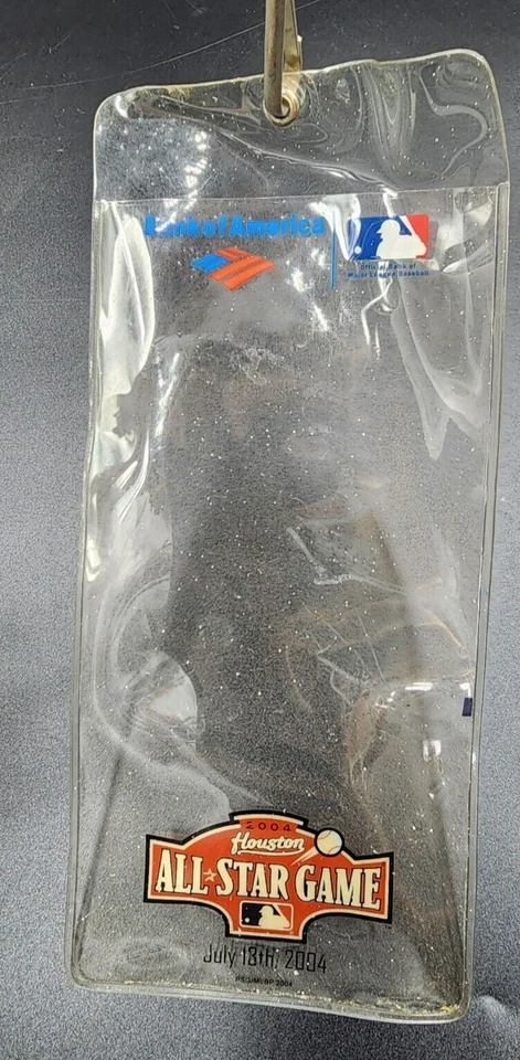 2004 HOUSTON ASTROS All-Star Game  Bank of America Lanyard w/ ticket holder - Image 2 of 3