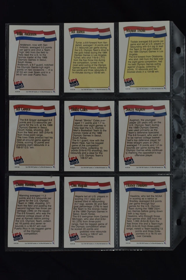 Полный набор баскетбольных карточек США nbahoops No557 — No588 - Изображение 4 из 4