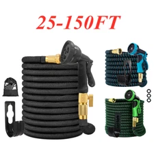 Stronger Deluxe Expandable Flexible Garden Water Hose 25/50/75/100/150ft USHose