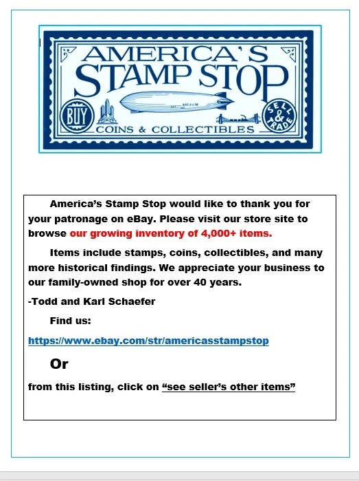 1914 US REA107 Mint Unused Blue 25cents 1/6 barrel Pinhole Excellent condition^ - Image 3 of 3