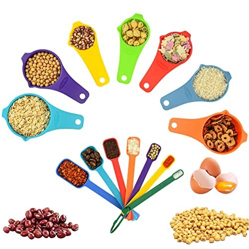 Measuring Cups and Spoons Set Plastic Measuring Cup Set Measuring Spoons and 