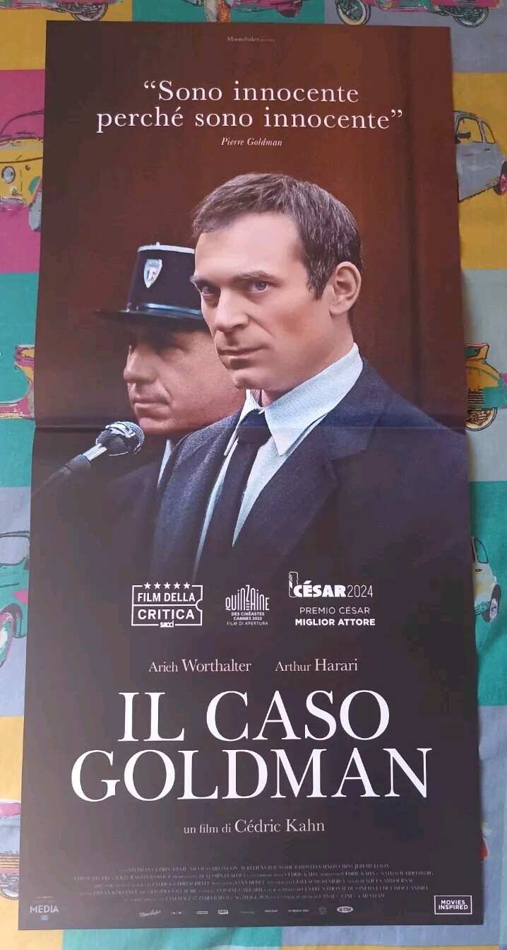 Locandina originale film Il caso Goldman (2023) - Regia di Cédric Kahn