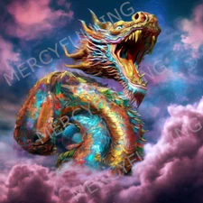 Dragon - Digital AI Art Image (4k HD) High Resolution Print Download