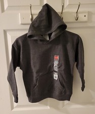 Hanes Hoodie Sweatshirt Size Boys Small 6/7 Heather Gray, Pullover