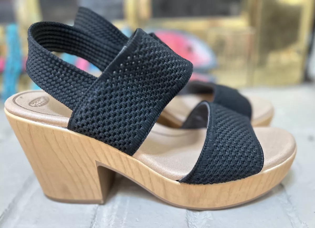 Sandales Dr Scholls pour femme 7 5 M Becca talons lingue d contract s en tissu