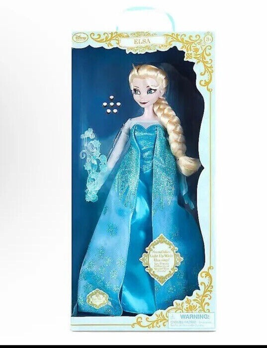 Disney Store Exclusive Light Up Singing Elsa Deluxe Frozen Doll 16