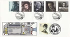 Film Year DOUBLED GB FDC London 1985 + Entertainers Tale SE17 1999 (52062)