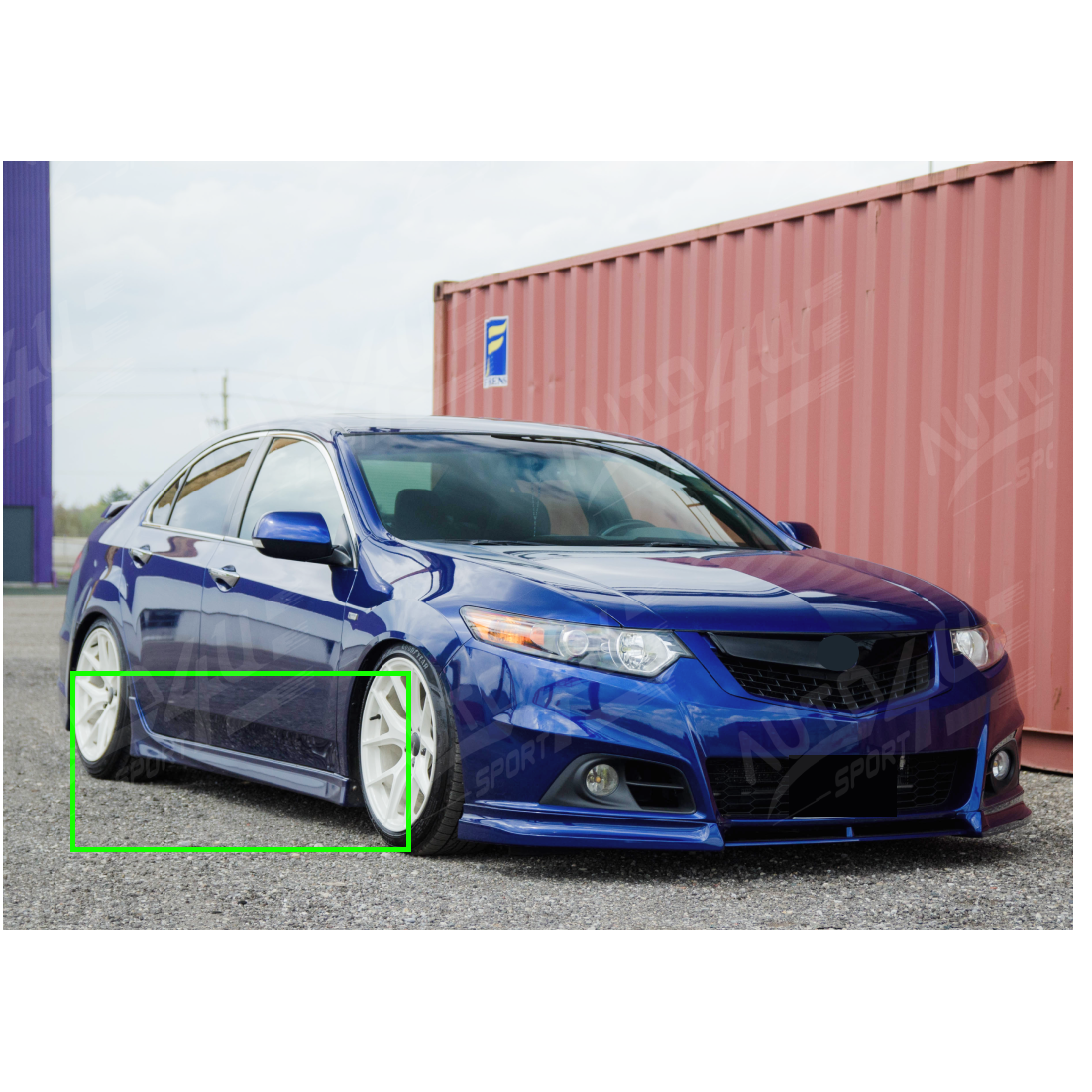 Acura TSX AIT Racing KS Style Side Skirts - ATX04HIKENSS