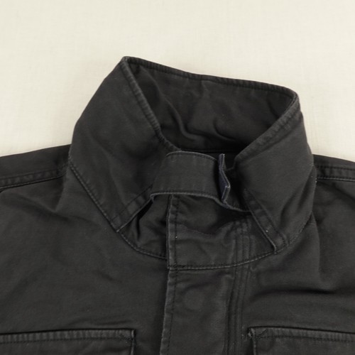 G Star Raw Jacket Mens Medium Black Correct City Overshirt Utility Field Coat - Picture 2 of 12