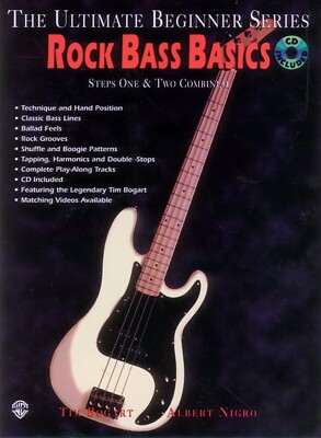 ROCK BASS BASICS DIE ULTIMATIVE ANFÄNGERSERIE (keine CD) - WARNER - GC - PORTOFREI