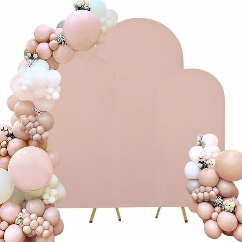 Spandex Wedding Arch Covers-Sided Fitted for Round Top Stands-Ideal for Weddings