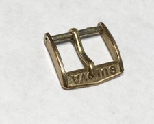 Bulova Vintage Wristwatch Buckle 13MM Early Pattern Gold-Tone USA Made