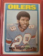 1972 Ken Houston Topps #78 Houston Oilers Vintage football card NFL AFL