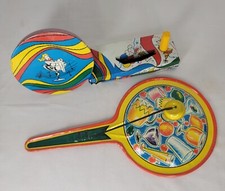 Vintage Kirchhof Noise Maker Paddle Party Lot of 3