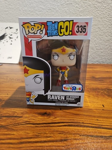 Funko Pop Raven As Wonder Woman #335 Teen Titans Go Toys R Us Exclusive