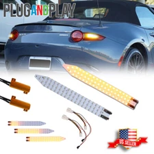 Amber Full LED Sequential Flash Turn Signal Lighting Kit For 16-up Mazda MX-5 ND