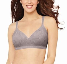 Bali Women's Comfort Revolution Wireless Bra DF3463 Warm Steel Swirl 40DD