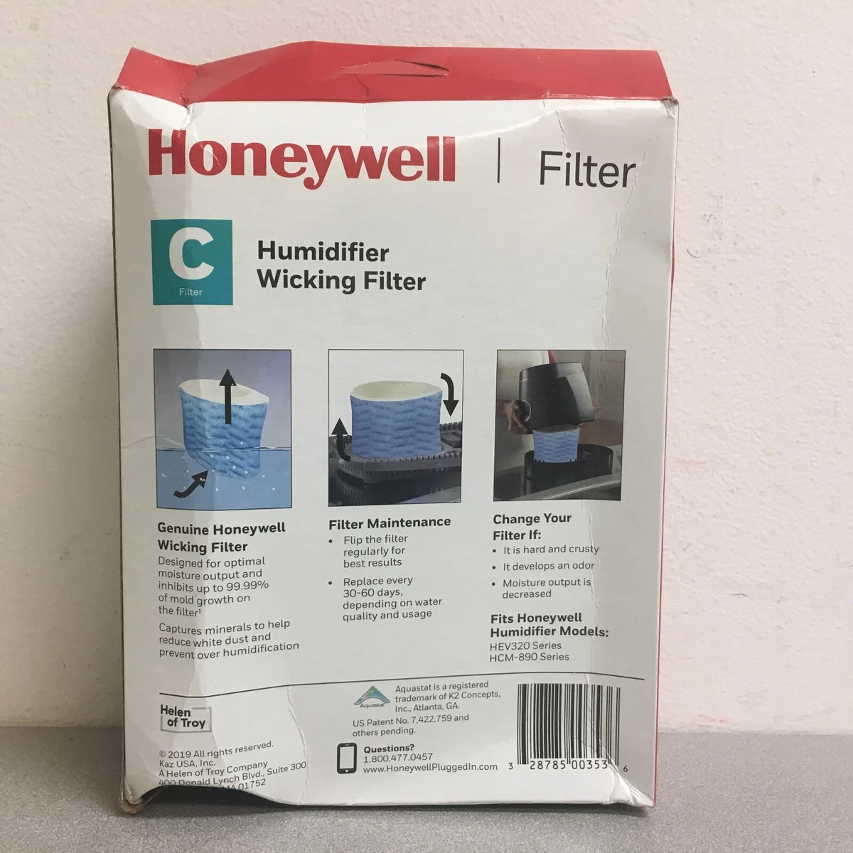 Honeywell HC888PF1 Humidifier Wicking Filter C 1 pk eBay