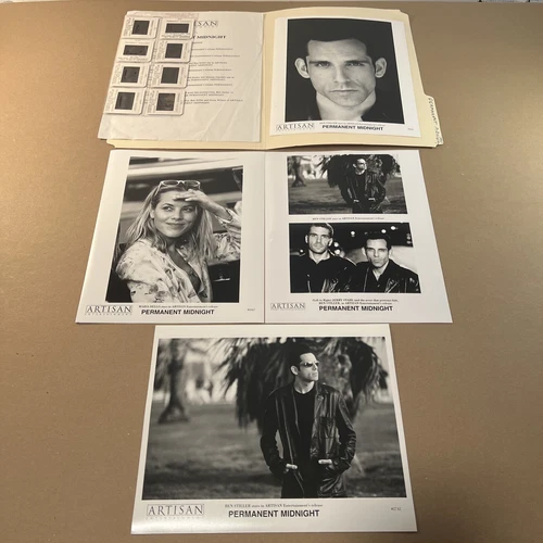 Permanent Midnight Movie Press Kit 4 8x10 Photos 8 Picture Slides 1998 Film