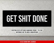 Motivational Gym Banner - Large Quote Wall Art