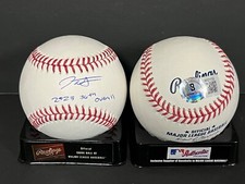 Kendall George Dodgers Signed MLB Baseball Beckett Hologram 2023 36th Overall