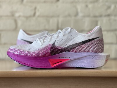 Nike Zoomx Vaporfly Next% 3 White/Black-Vivid Purple Running Men