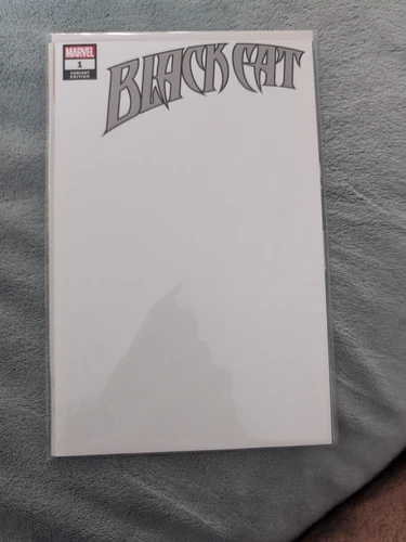 Black Cat #1  Blank Sketch Cover Comic J Scott Campbell NM