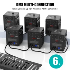 4PCS Cold Spark Machine 700W Stage Effect DMX Firework Wedding 6.6-9.8ft w/Case