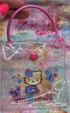 Set Of 3 Vintage Hello Kitty Miniature Pouch Treat Bags 2005 Snap Close W Handle