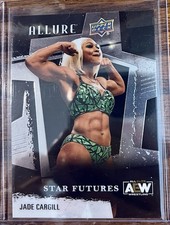 Jade Cargill 2022 Upper Deck Allure AEW Star Futures #127 WWE Wrestling Elite