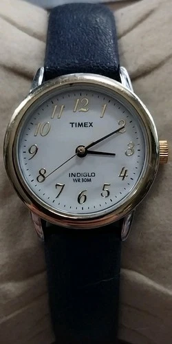 Vintage Timex Indiglo Quartz Watch CR1216 J7 New Battery