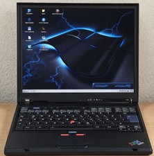 Windows XP Retro Notebook IBM ThinkPad T43 2 GB RAM 20 GB HD DVD-ROM